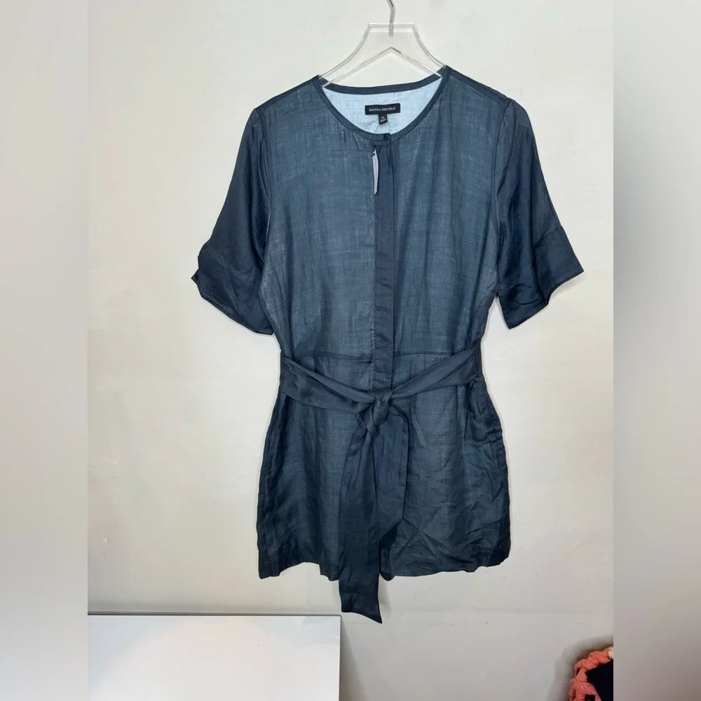 Banana Republic RAMIE ROMPER size 12 Color Turtle Green